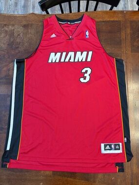 Adidas Dwyane Wade Miami Heat Jersey #3 XXL